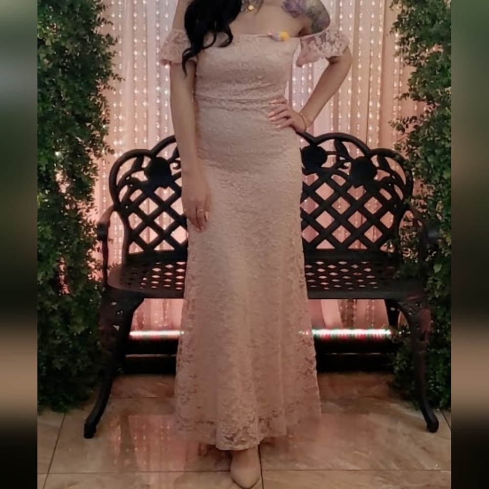 Forever 21 peach dress size sm